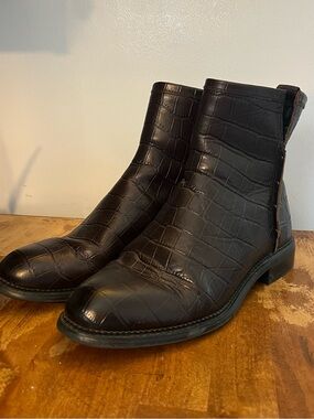 Franco Sarto Brown Hixton Chelsea Boots